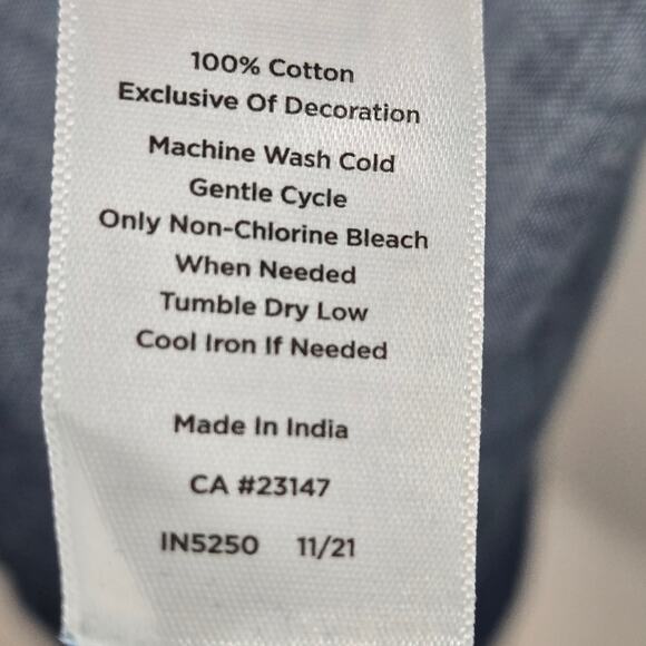 Talbots Chambray Denim Sleeveless Shift. Size 6P - Picture 12 of 12